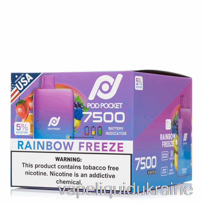 Vape Liquid Ukraine [10-PACK] Pod Pocket 7500 Disposable